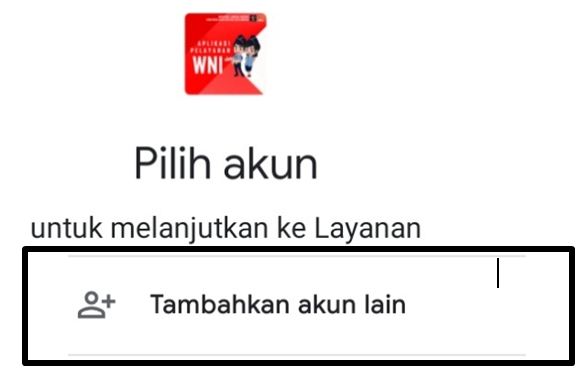 pilih akun